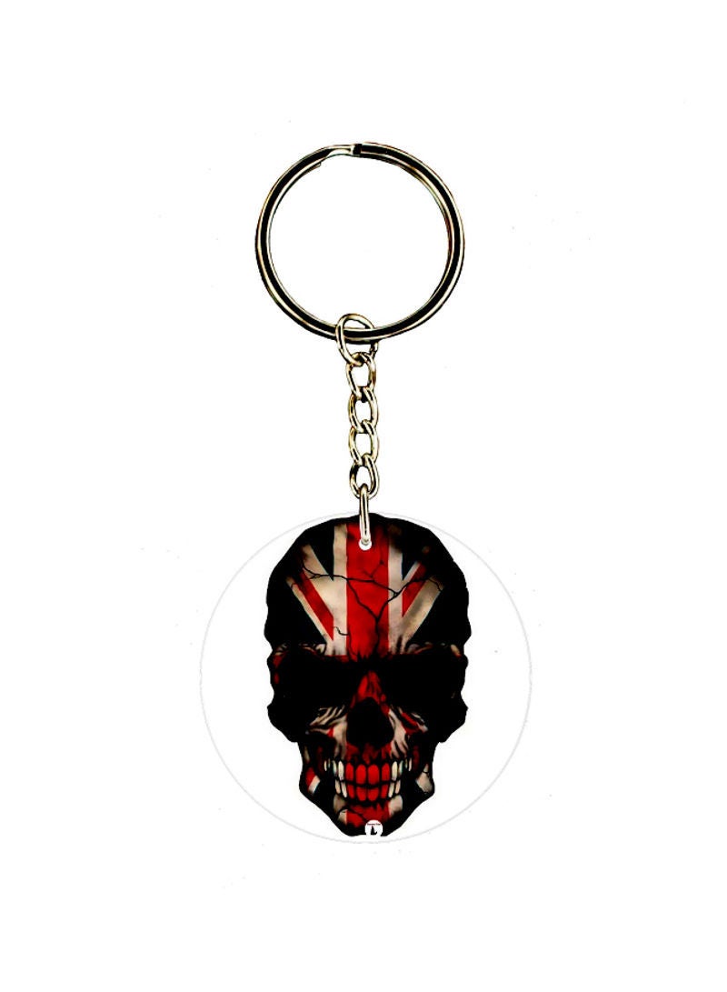 RKN Skull Printed Keychain