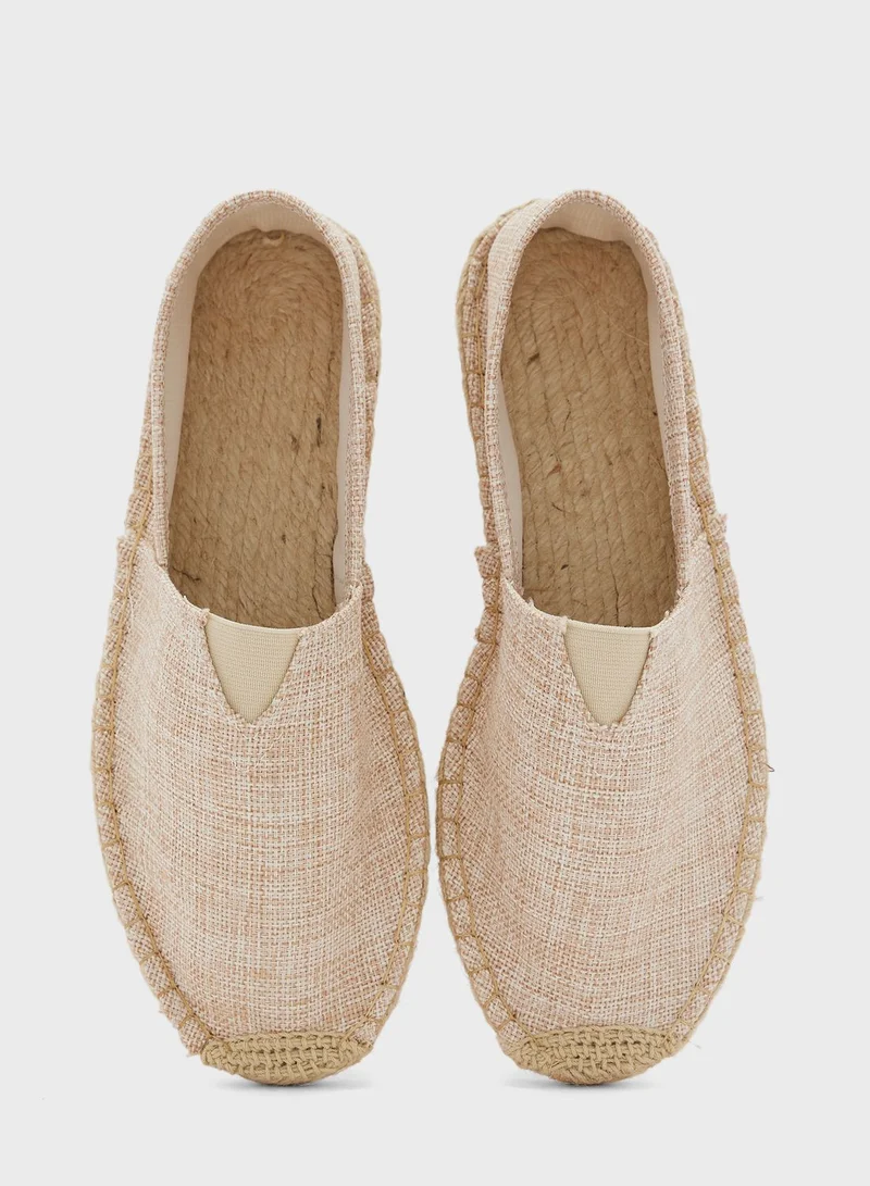 ELLA Flat Canvas Espadrille