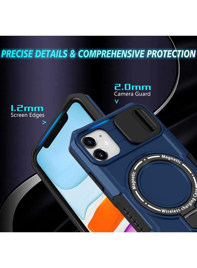 Zaboon Case For iPhone 11 Sliding Camshield MagSafe Holder TPU Hybrid PC Phone Case - Image 3