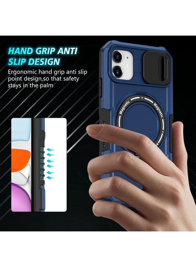Zaboon Case For iPhone 11 Sliding Camshield MagSafe Holder TPU Hybrid PC Phone Case - Image 2