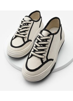 MARJIN Women's Sneaker Lace-Up Linen Sneakers Dofkin  - Image 1