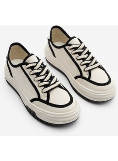 MARJIN Women's Sneaker Lace-Up Linen Sneakers Dofkin  - Image 3