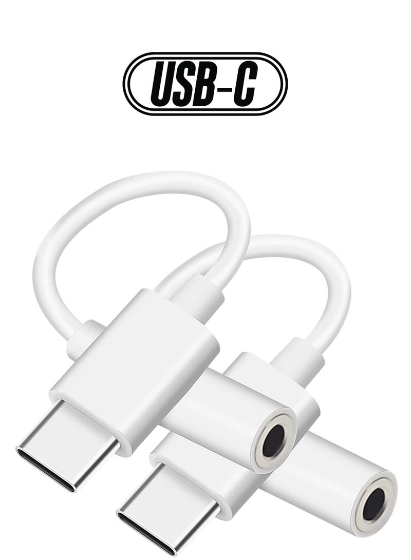 ELTRAZONE محول USB C إلى جاك سماعة 3.5 مم (عبوة من 2) - Image 1