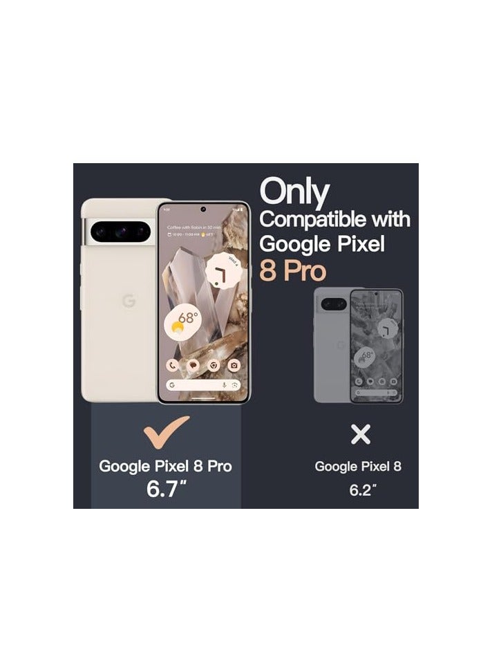 جي تيك حافظة JETech مغناطيسية لهاتف Google Pixel 8 Pro مقاس 6.7 بوصة 2023، متوافقة مع ملحقات MagSafe، غطاء هاتف واقٍ مقاوم للصدمات، ظهر صلب غير أصفر من البولي كربونات (شفاف) - Image 4