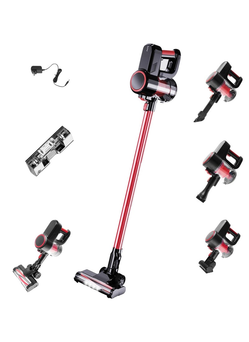 Joshberg 6 in 1 Cordless Vacuum Cleaner,14kpa Stick & Handheld Vacuum Cleaner with Brushless Motor, Lightweight Vacuums with LED Light,Mite Remover and Water Tank,for Hard Floor Carpets and Pet Hair in Car,P8  - Image 1