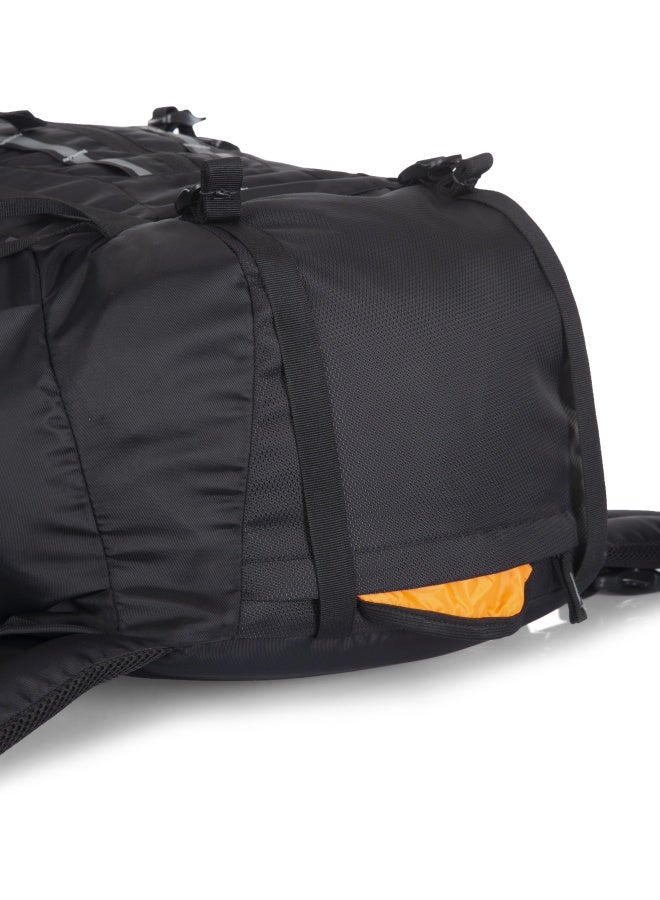 جرينلاندز حقيبة ظهر GNL Globo بسعة 45 لتر – نايلون ripstop أسود، أحزمة مبطنة، أقسام متعددة وبناء متين - Image 5