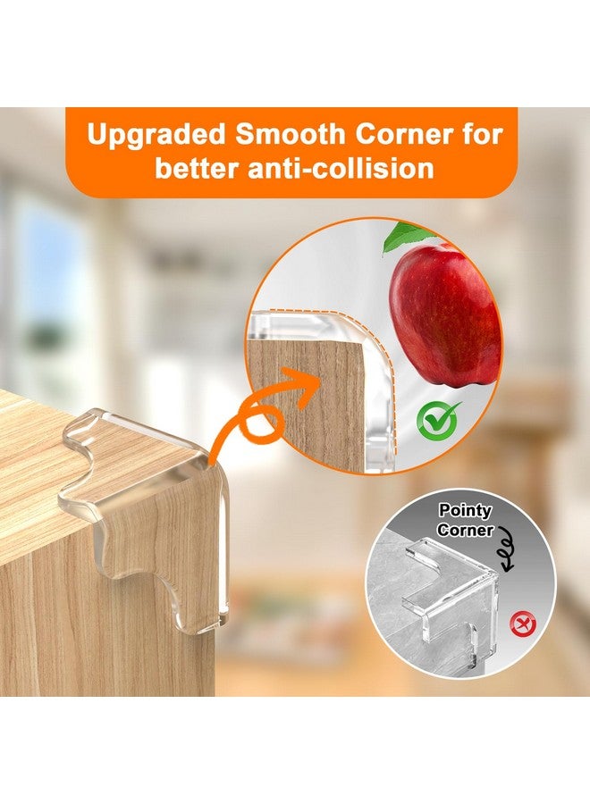 E-PRONSE New Pre-Taped Corner Protectors, 8PCS Corner Protector Baby with Improved Smooth Corner, Furniture Table Corner Protectors for Baby Proofing with Strong Ahesion - Image 2