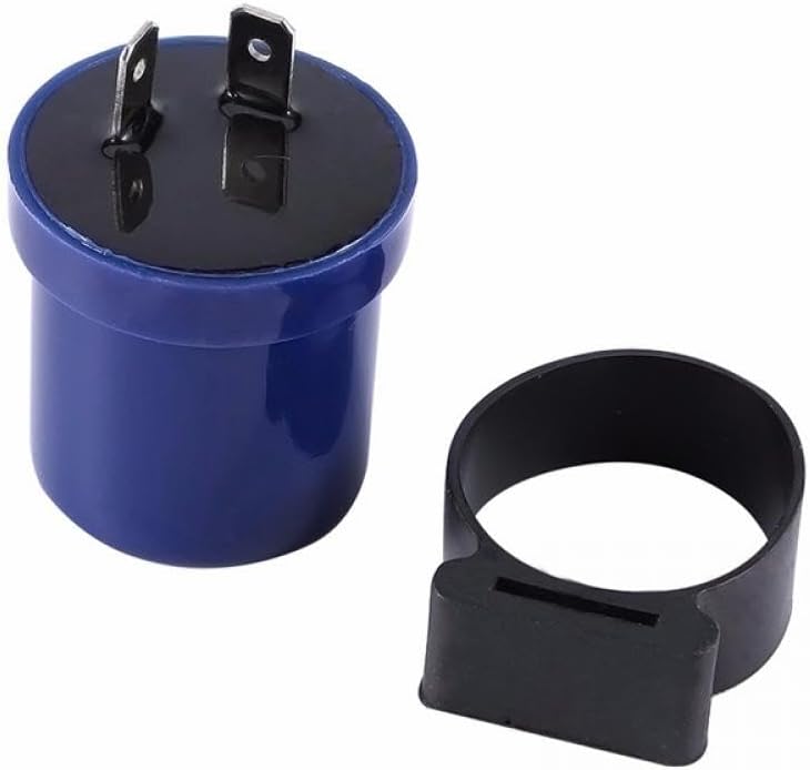 إشارة دراجة نارية وميض التتابع 6 فولت 12 فولت 18 واط 2 دبوس مع صافرة لمؤشرات ما بعد البيع - Image 5