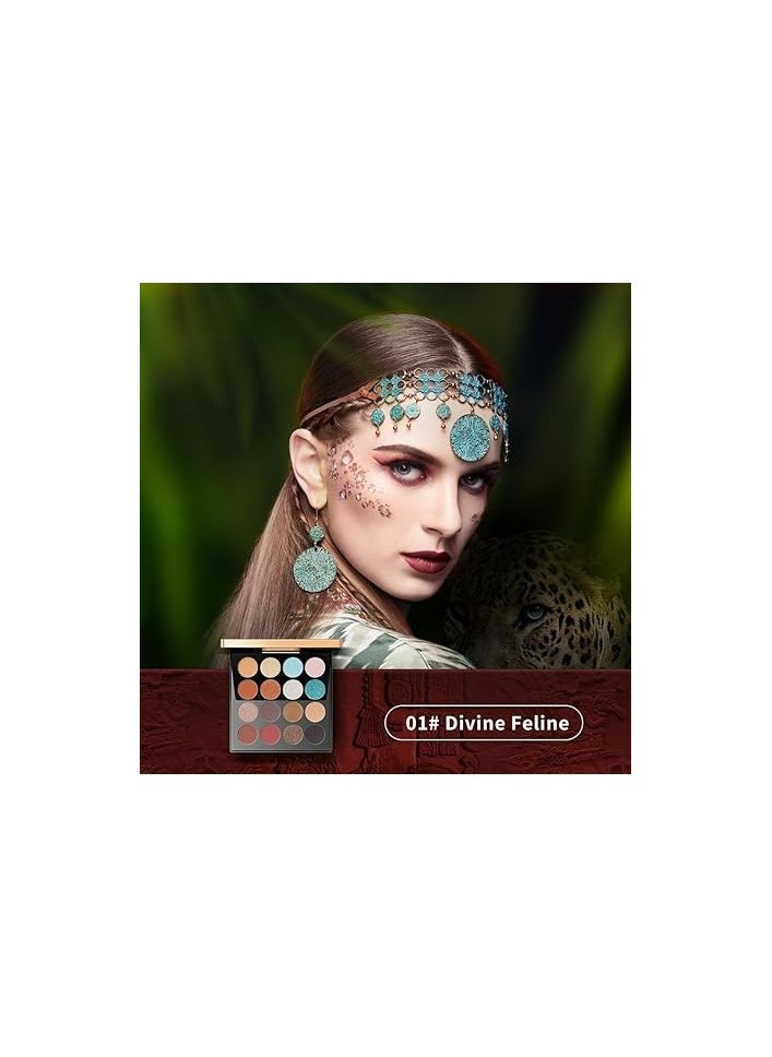 ZEESEA - ZEESEA Maya 16-Shade Eyeshadow Palette | Unlock Endless Eye Looks | 16-Shade Eyeshadow Palette for Versatile Eye Looks | (08) - Image 1