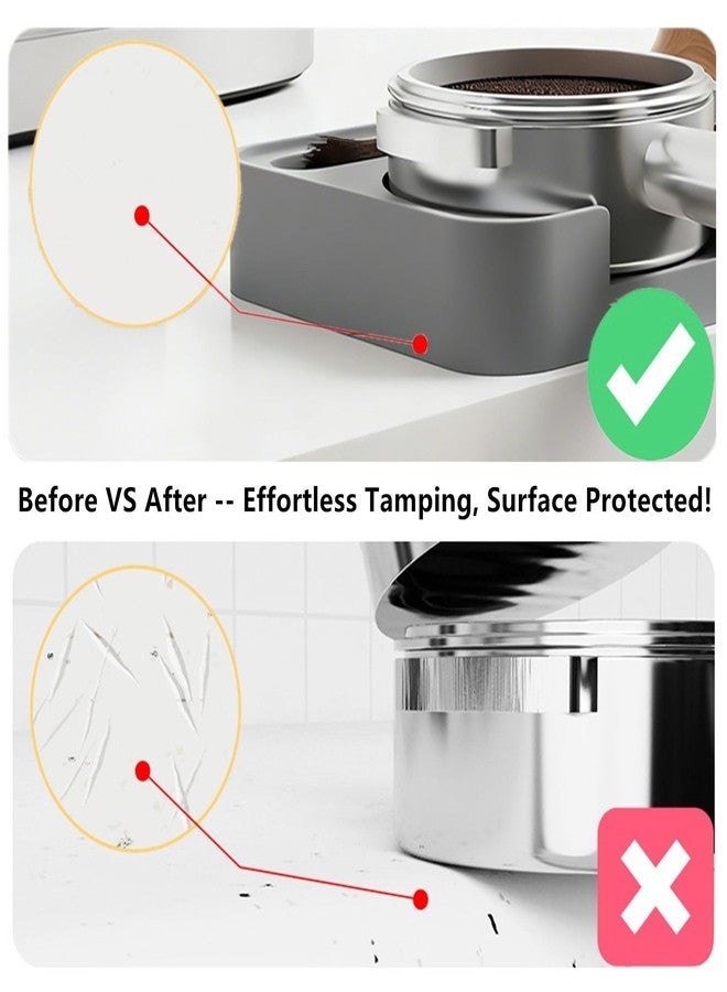 IYYI Espresso Tamping Mat, Espresso Tamper Mat, Coffee Tamper Mat for Countertop, Non-Slip Heat Resistant Silicone Portafilter Mat for Distributor, Brush & Puck Screen, Dishwasher Safe (Black, 9.5"×3.7") - Image 5