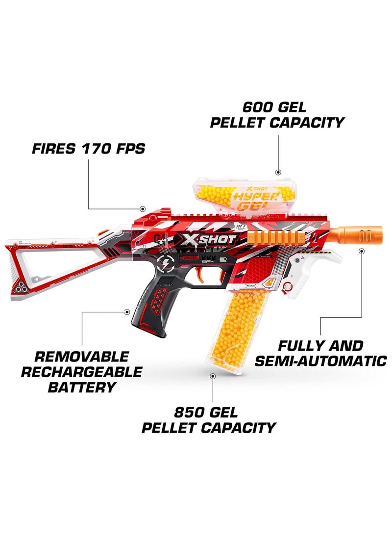 x_shot مسدس هايبر جيل متوسط الحجم مع ١٠٠٠٠ كرة جل - Image 2