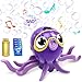 SYNCFUN Dancing Octopus Bubble Machine with Music 360 Moving AutoAvoidance Cute Bubble Machine Gun Blower with Solution Refills for KidsEasterOutdoor BirthdayParty - Image 2