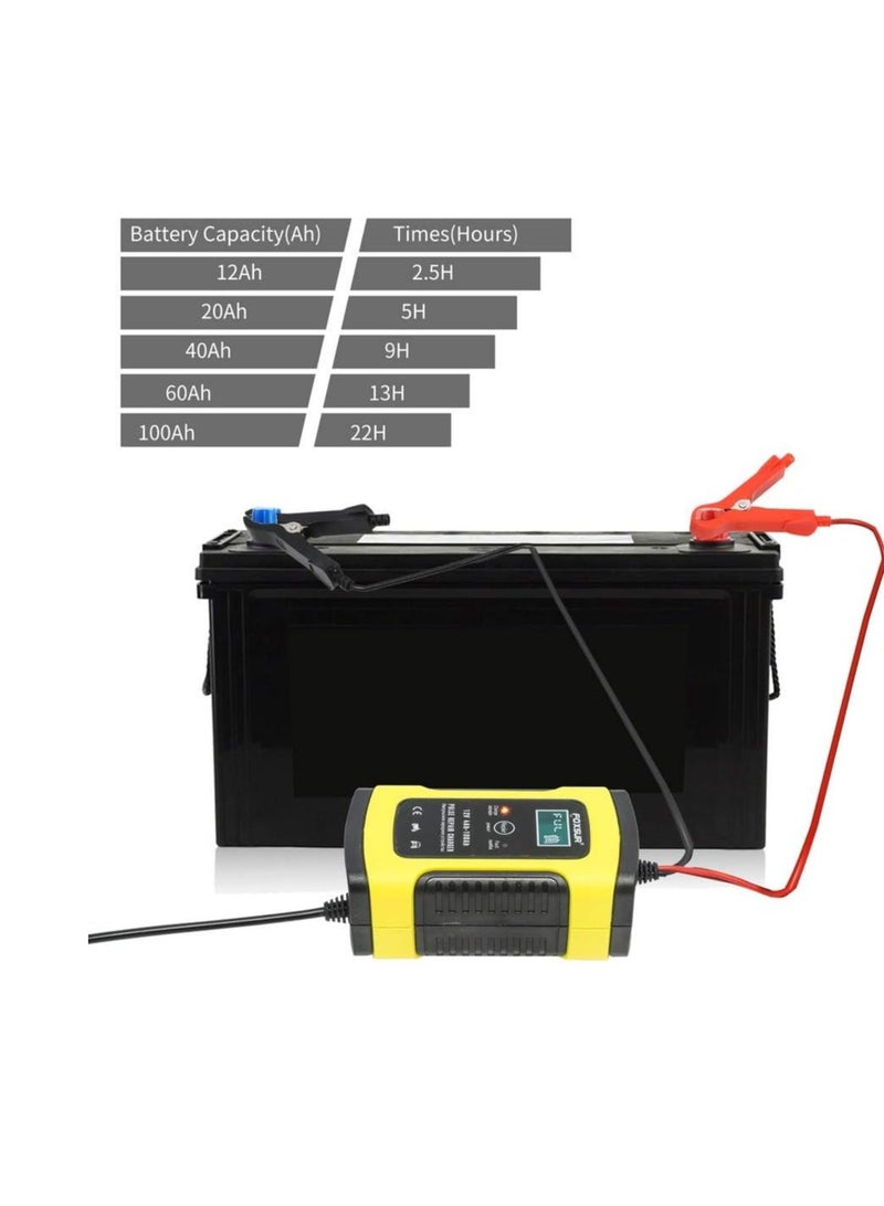 شاحن بطارية ذكي 12V 5 أمبير للسيارة والموتوسيكل وسيارات الدفع الرباعي وجزازة العشب والقوارب وار في والمزيد من المركبات من اي اي اي كي - Image 3