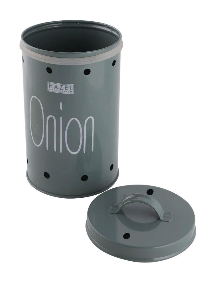 HAZEL Garlic Onion Storage Container For Kitchen | Container For Kitchen Storage Set | Food Grade Storage Container with Lid, Set of 2 - Image 5