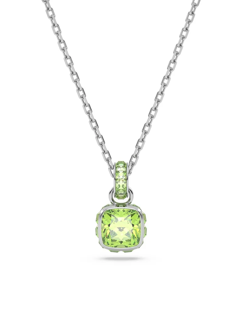 SWAROVSKI August Birthstone Pendant Rhodium Plated Necklace