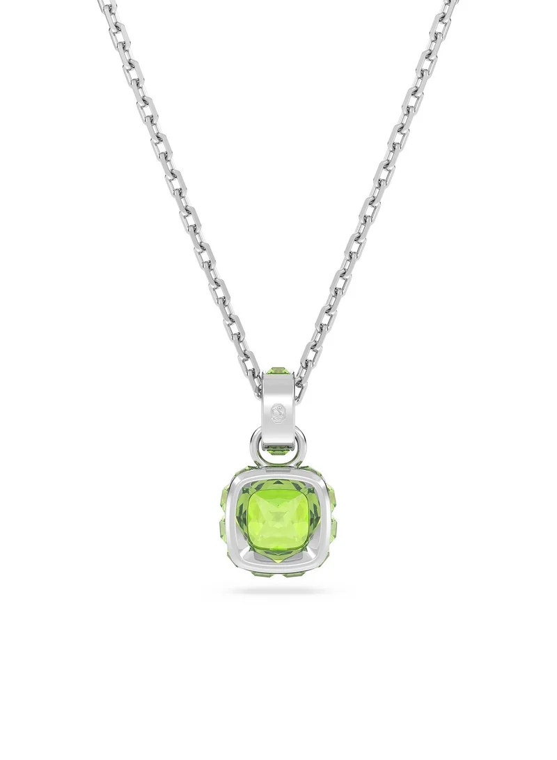 SWAROVSKI August Birthstone Pendant Rhodium Plated Necklace