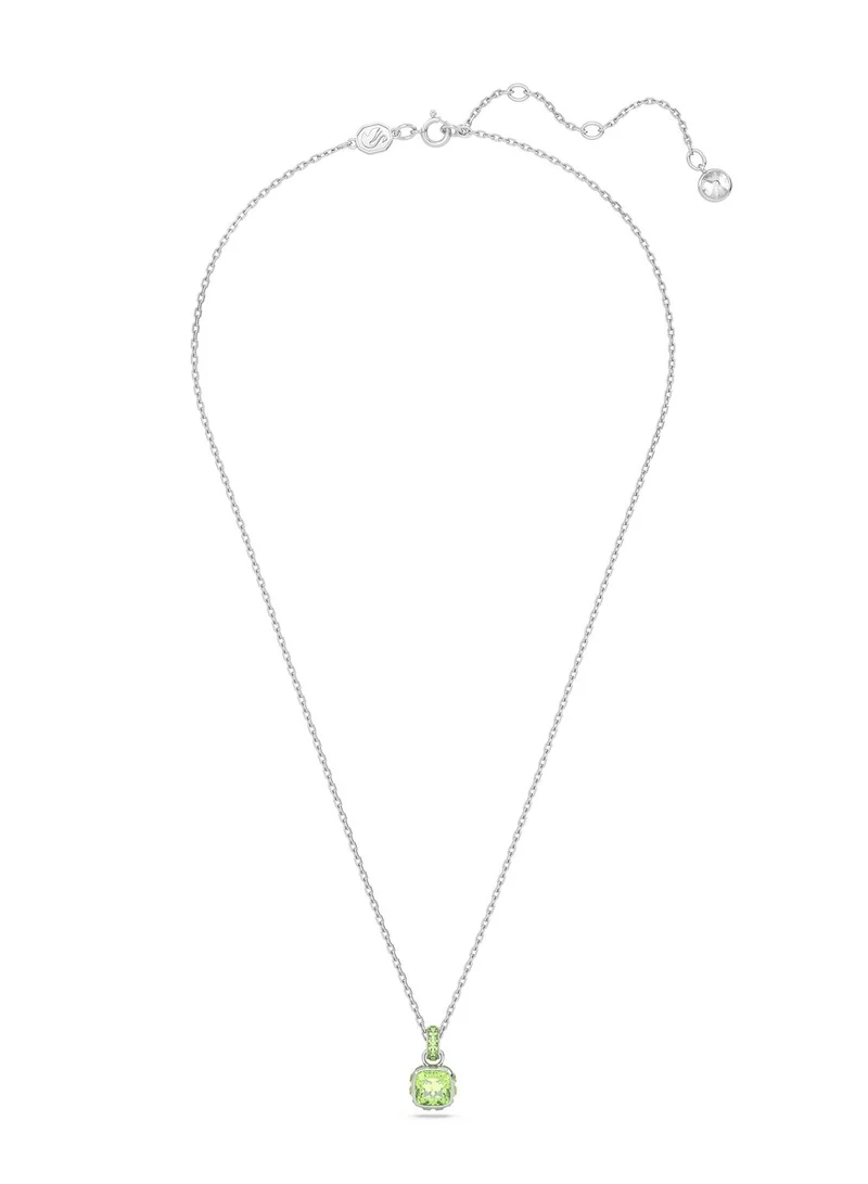 SWAROVSKI August Birthstone Pendant Rhodium Plated Necklace