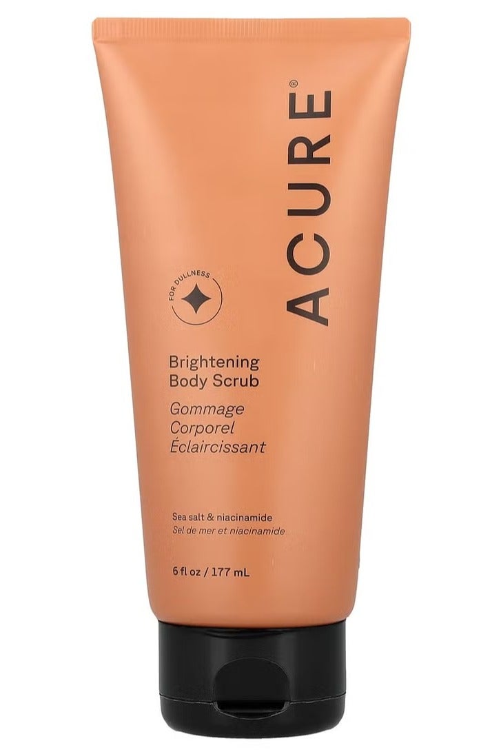 أكيور اكيور مقشر الجسم بأملاح البحر الطين والنياسيناميد للبشرة الباهته -177 مل