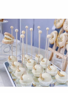 Y&D Dowel Rod Count Wooden Lollipops Wood Sticks 40PCS DIY Craft Dowels Rods for Wedding Cake, Crafts and DIYers 1/4" Diameter x 12" Unfinished Bamboo (Pack of 20)  - Image 2