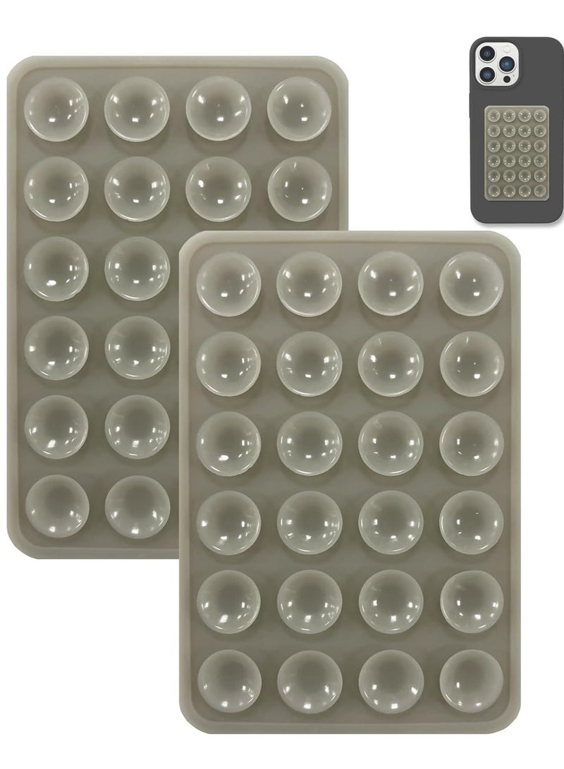 general 2PCS Silicone Suction Phone Case Mount,Non Slip Suction Cup Phone Mount,Hands-Free Phone Accessories Holder for Selfies and Videos,Silicon Adhesive Phone Stand Sticky for Cell Phone - Image 1