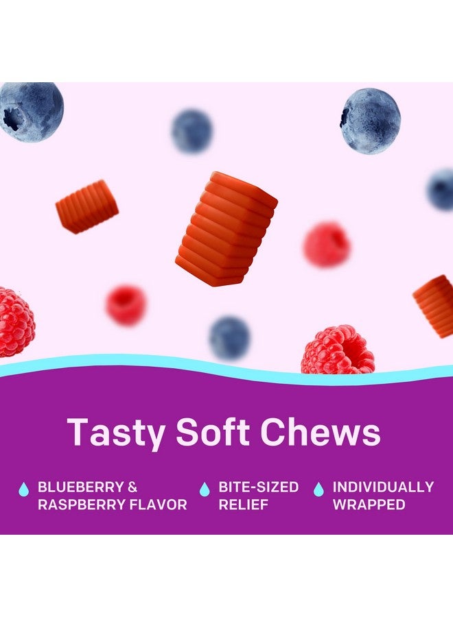 MiraLAX MiraFAST Soft Chews, from The Makers of MiraLAX, Gentle Constipation Relief in 30min-6hrs, Fast Acting Laxative, Stimulant Free Saline Laxative, Magnesium Hydroxide, Mixed Berry Flavor, 60ct - Image 4