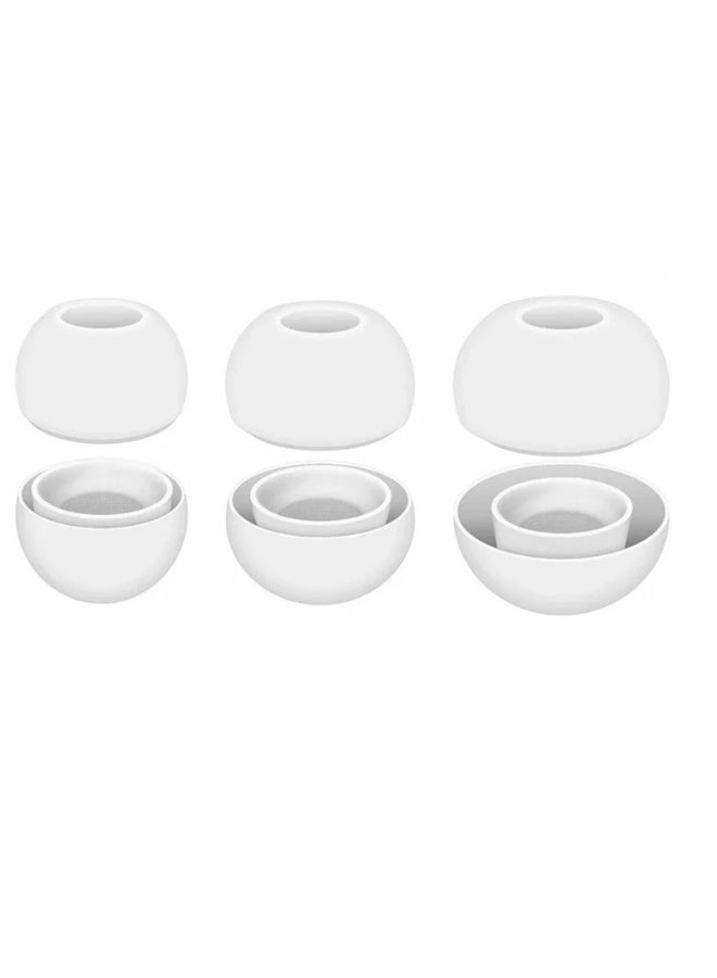 Universal Replacement Ear Tips Compatible with Apple Airpods Pro 1st 2nd Silicone Earbuds Noise Reduction Hole Soft Comfortable Fit Eartips - Image 2