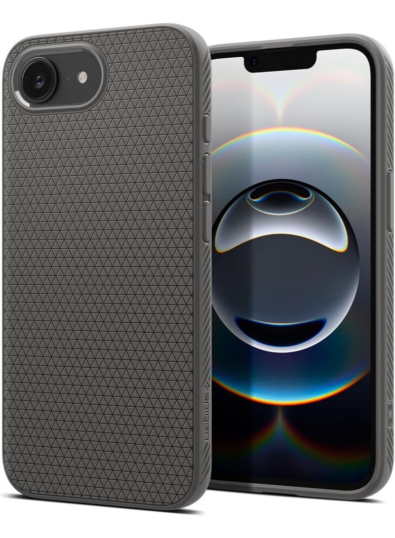 Spigen Liquid Air for iPhone 16e Case Cover (2025) - Marble Gray - Image 1