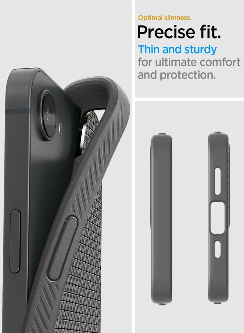 Spigen Liquid Air for iPhone 16e Case Cover (2025) - Marble Gray - Image 4