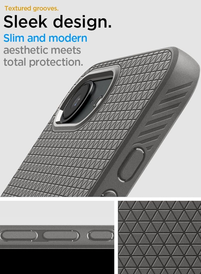 Spigen Liquid Air for iPhone 16e Case Cover (2025) - Marble Gray - Image 5