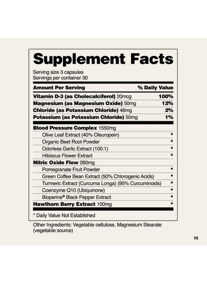 SNAP SUPPLEMENTS Snap Supplements Heart Health Support Supplement with Coq10, Organic Beet Root Powder, Hawthorn Berry, Turmeric and Odorless Garlic, Supports Nitric Oxide Level, Circulation and Flow, 90 Capsules  - Image 5