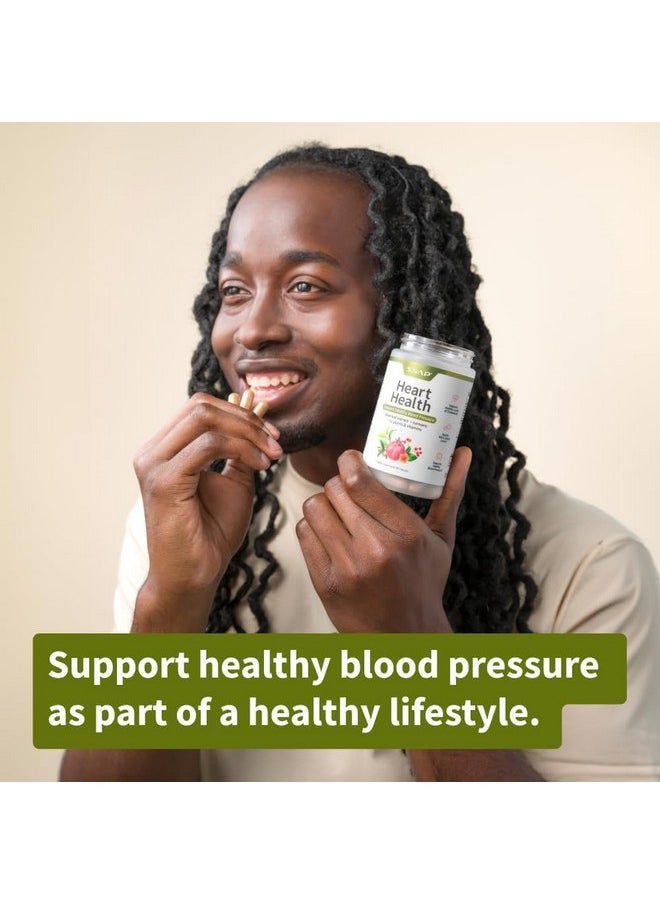 SNAP SUPPLEMENTS Snap Supplements Heart Health Support Supplement with Coq10, Organic Beet Root Powder, Hawthorn Berry, Turmeric and Odorless Garlic, Supports Nitric Oxide Level, Circulation and Flow, 90 Capsules  - Image 4