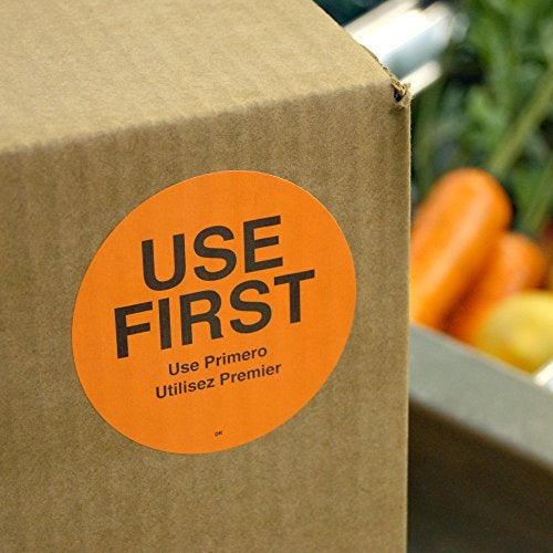 DayMark Safety Systems DuraMark IT110358 "USE First" Permanent Circle Label, 2" - Image 2