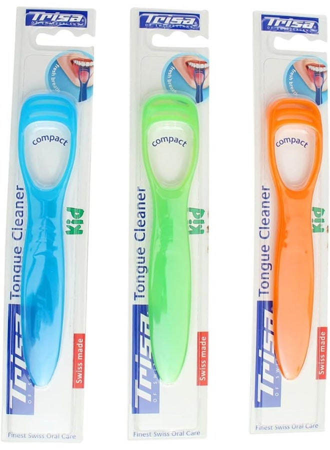 TRISA منظف لسان الأطفال تريزا سويسري - تصميم مدمج لنفس منعش - Image 5