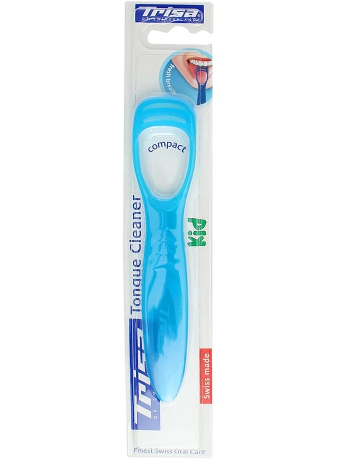 TRISA منظف لسان الأطفال تريزا سويسري - تصميم مدمج لنفس منعش - Image 1