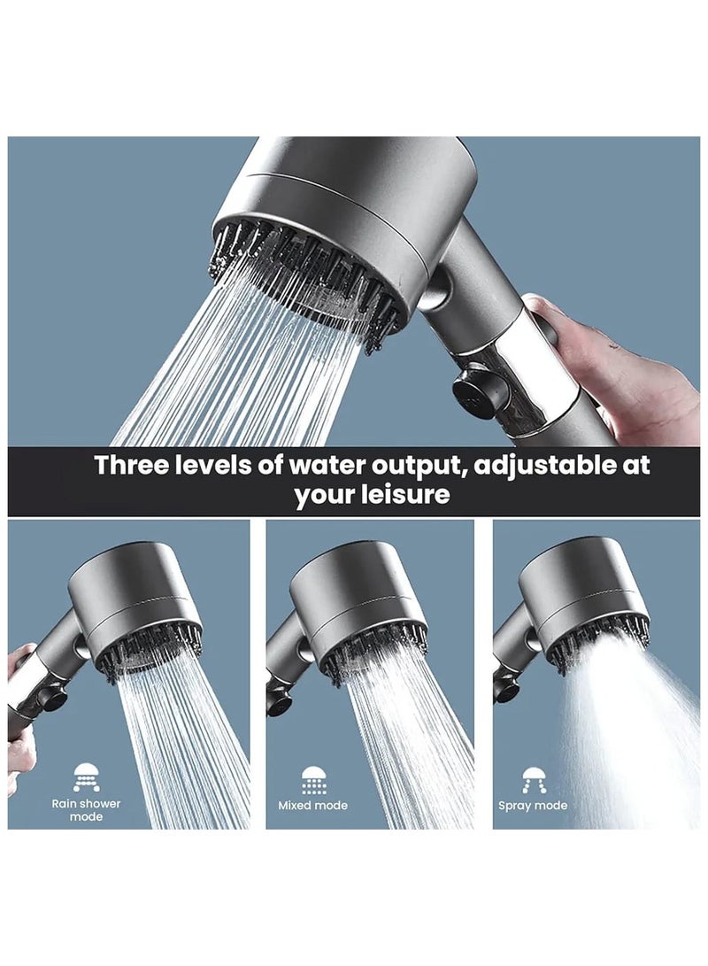 Handheld Filtered Massage Shower Head with Bracket  - Image 5
