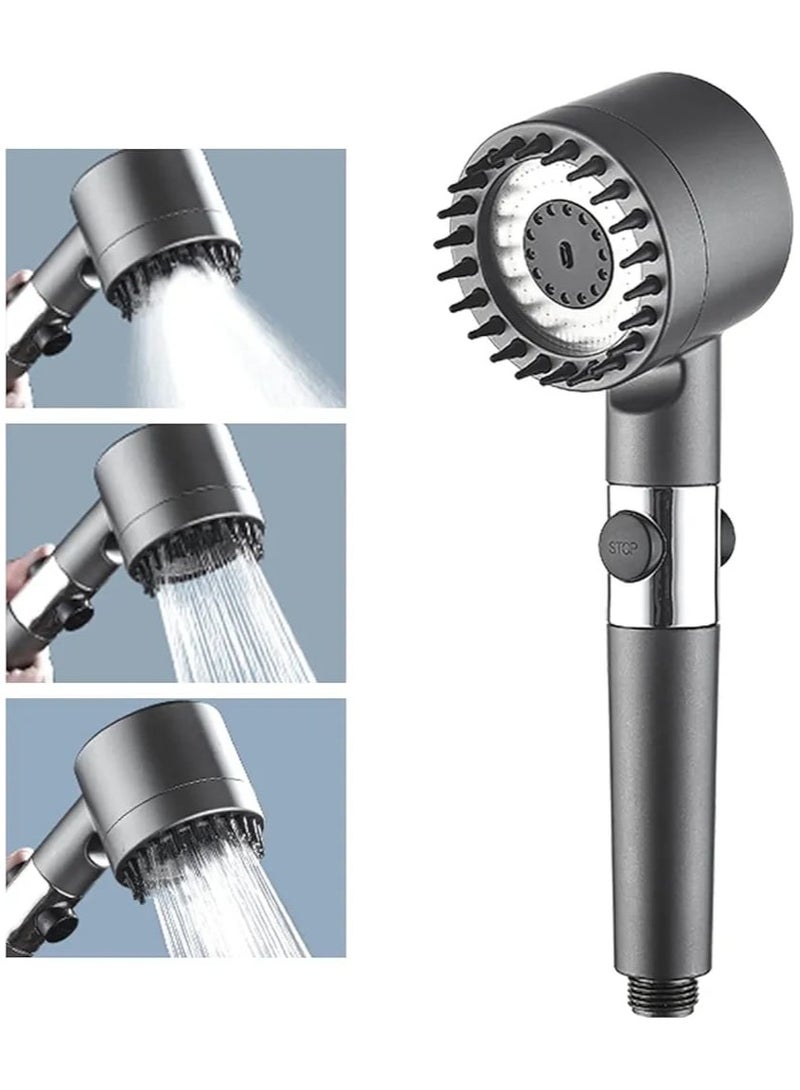 Handheld Filtered Massage Shower Head with Bracket  - Image 1