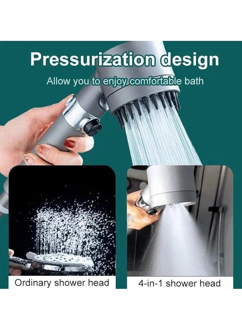 Handheld Filtered Massage Shower Head with Bracket  - Image 4