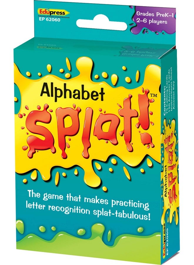 Teacher Created Resources Alphabet Splat Game 6 5/8" x 3 5/8" x 1 1/4" - Image 1