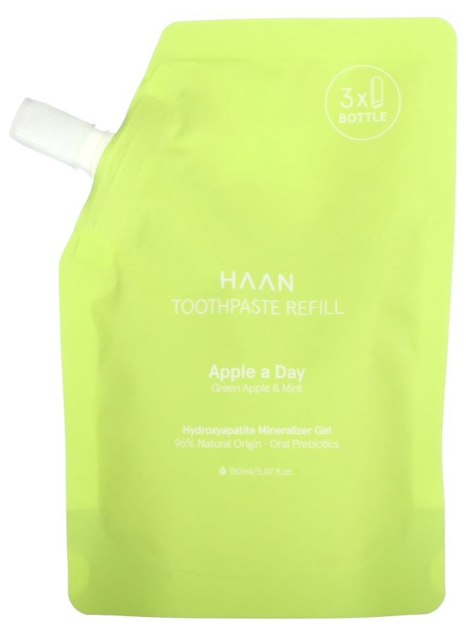 Toothpaste Refill Apple A Day Green Apple & Mint 5.07 fl oz (150 ml)