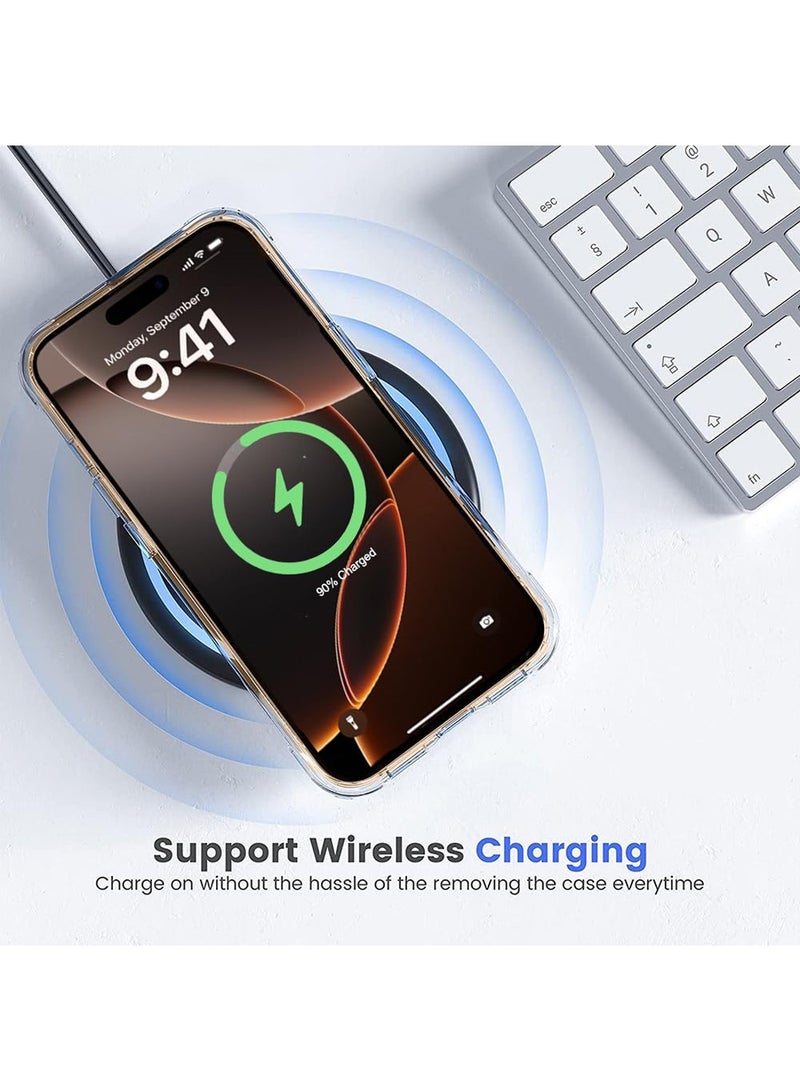 Techie Apple iPhone 16 Pro Max TPU Soft Corner Ultra Slim Clear Case Shockproof Anti Fingerprint Transparent Protective Back Cover - Image 5