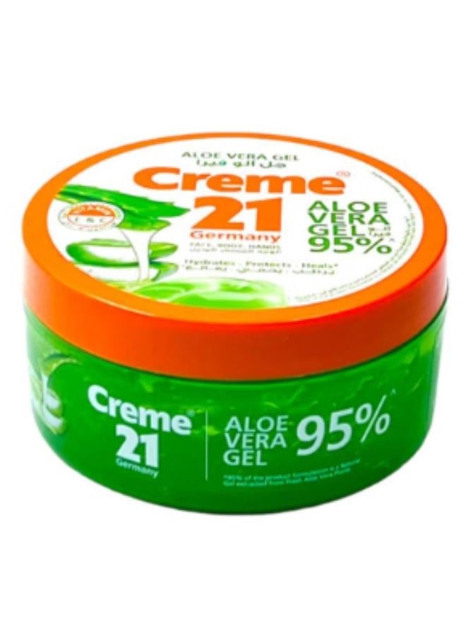 Creme 21 Cream 21 Aloe Vera Gel to moisturize the skin 95% 300 ml - Image 1
