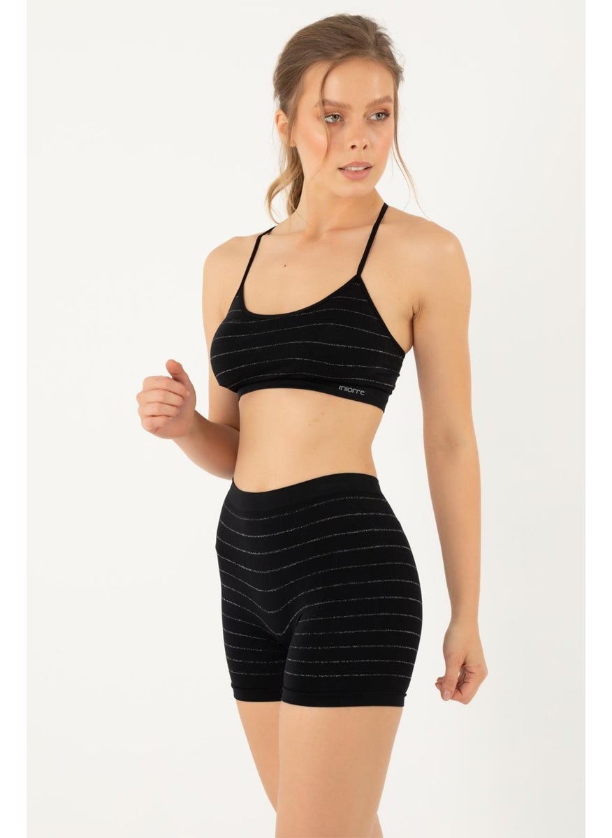 Miorre - Shiny Seamless Covered Sports Bustier - Image 1