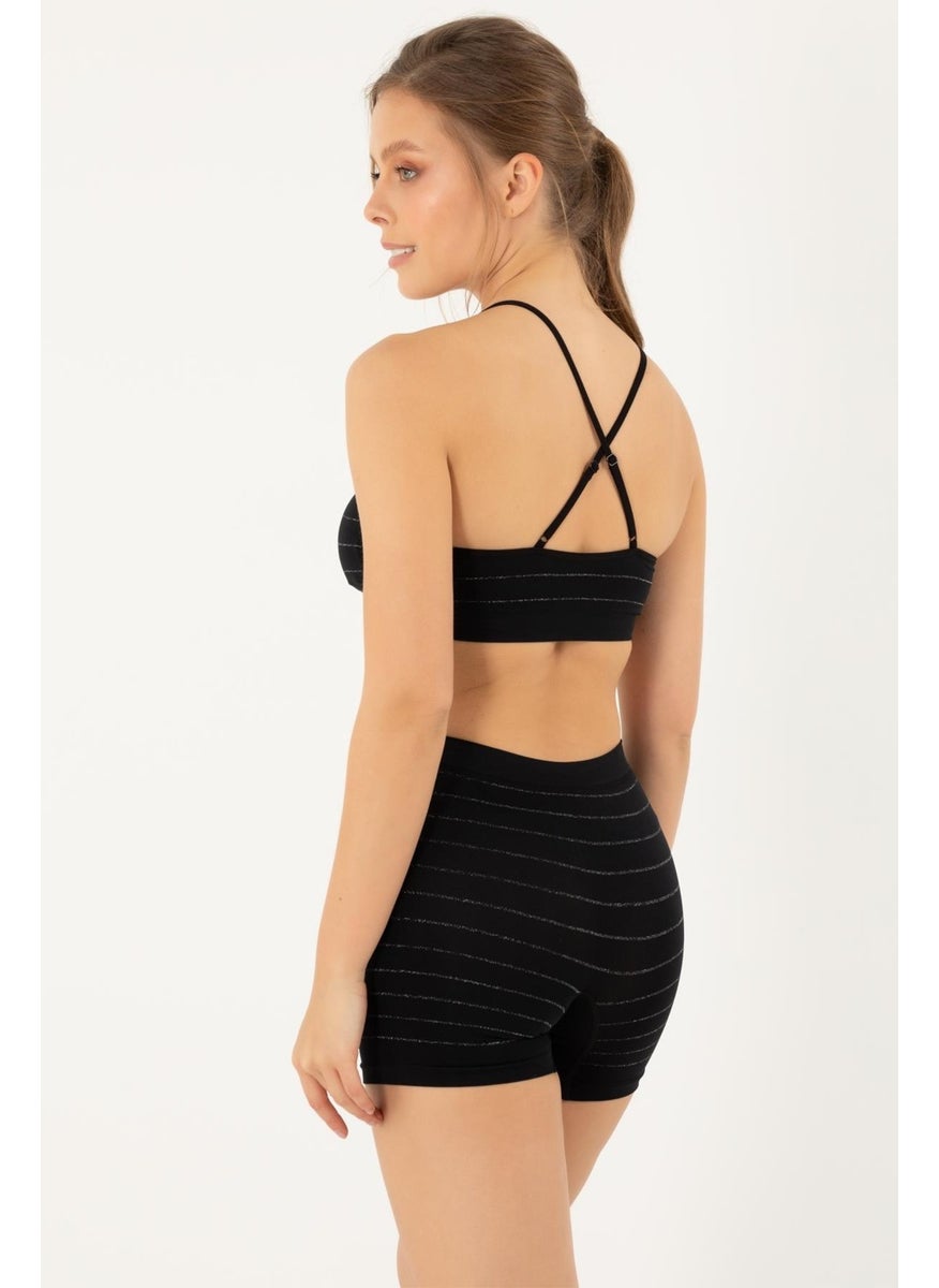 Miorre - Shiny Seamless Covered Sports Bustier - Image 1