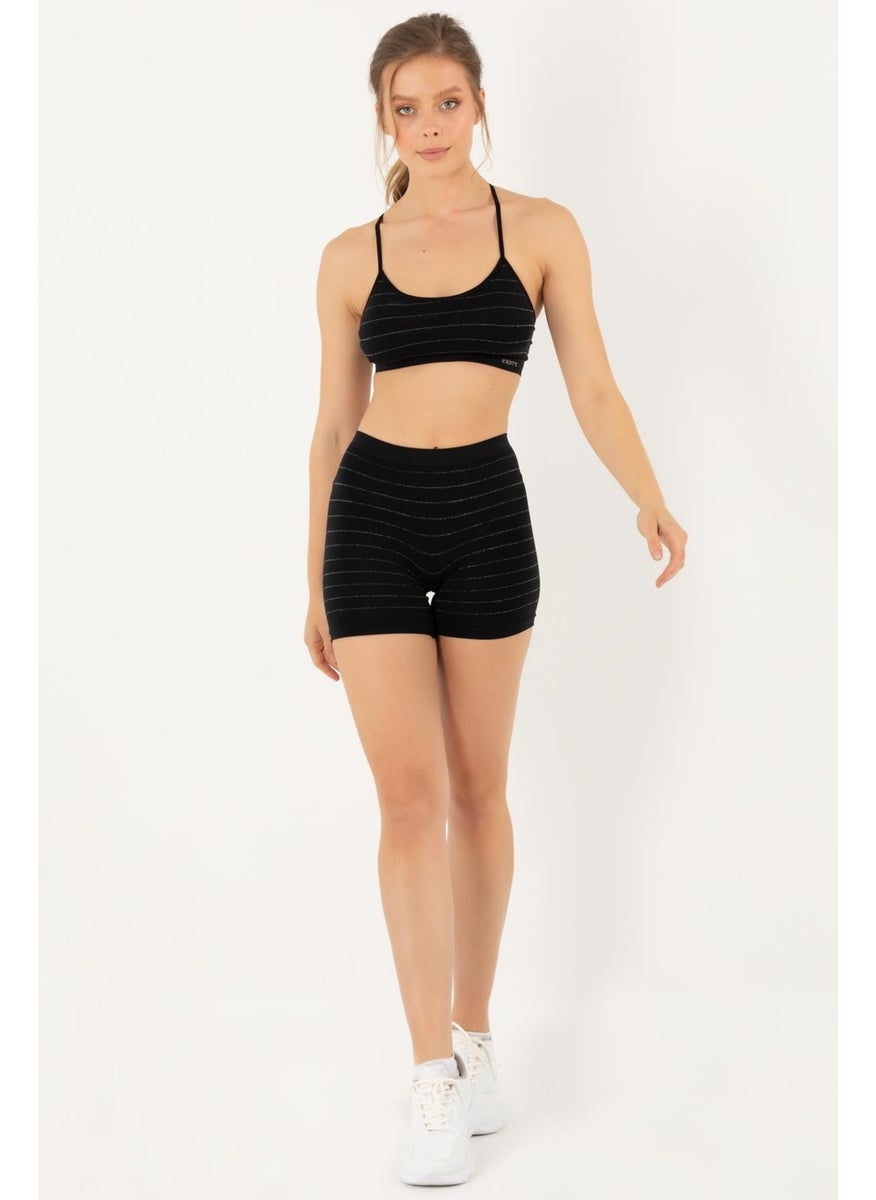 Miorre - Shiny Seamless Covered Sports Bustier - Image 1