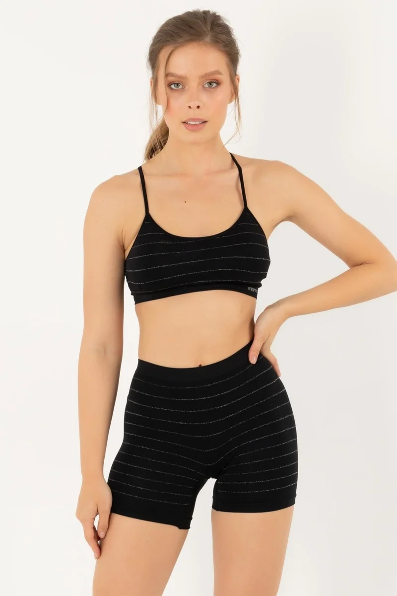 ميور Shiny Seamless Covered Sports Bustier