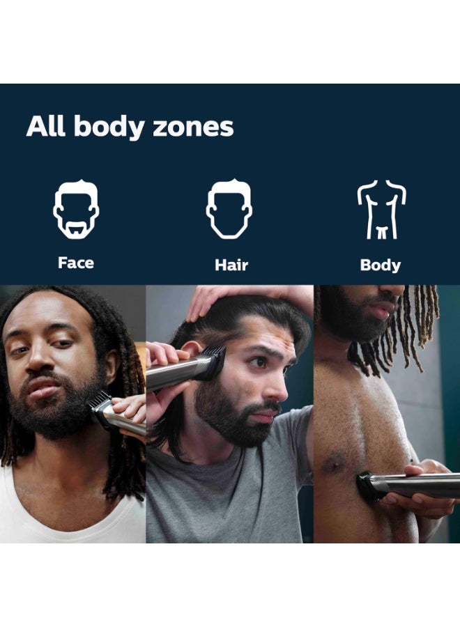 فيليبس Philips Norelco Multigroom Series 7000 MG7910/49 - Men's Grooming Kit (Beard, Hair, Body) - Image 4