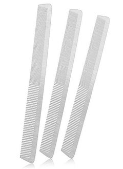 Patelai 3 Pieces Metal Barber Combs Stainless Steel Hair Comb Fine Cutting Comb Hair Styling Hairdressing Comb Salon Detangler Comb For Women And Men (Fine Cutting Comb)  - Image 1