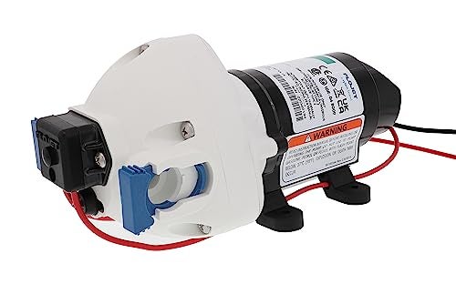 Flojet RV Water Pump R3526144D, 12 VDC 3-Chamber - Small Water Pump Ideal for Boats/Camper-Trailers - 3 GPM, 50 PSI - Self-Priming - Corrosion-Resistant & Quiet - Auto Shut-Off - Withstands Up to 160F - Image 5