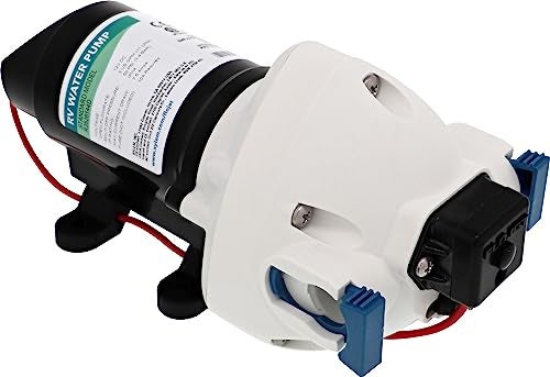 Flojet RV Water Pump R3526144D, 12 VDC 3-Chamber - Small Water Pump Ideal for Boats/Camper-Trailers - 3 GPM, 50 PSI - Self-Priming - Corrosion-Resistant & Quiet - Auto Shut-Off - Withstands Up to 160F - Image 2