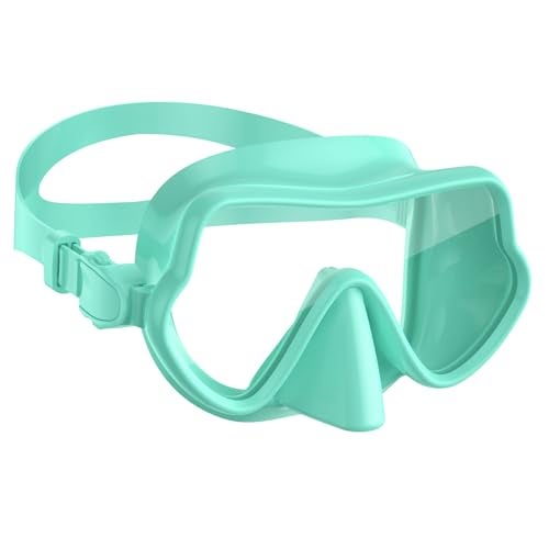 W WSTOO WSTOO Frameless Swim Goggles with Nose Cover for Adults, Panoramic Anti-Glare & Anti-Fog Tempered Glass Lenses, and Perfect Seal Food-Grade Silicone Skirt, Suitable for Snorkelling and Diving - Image 1